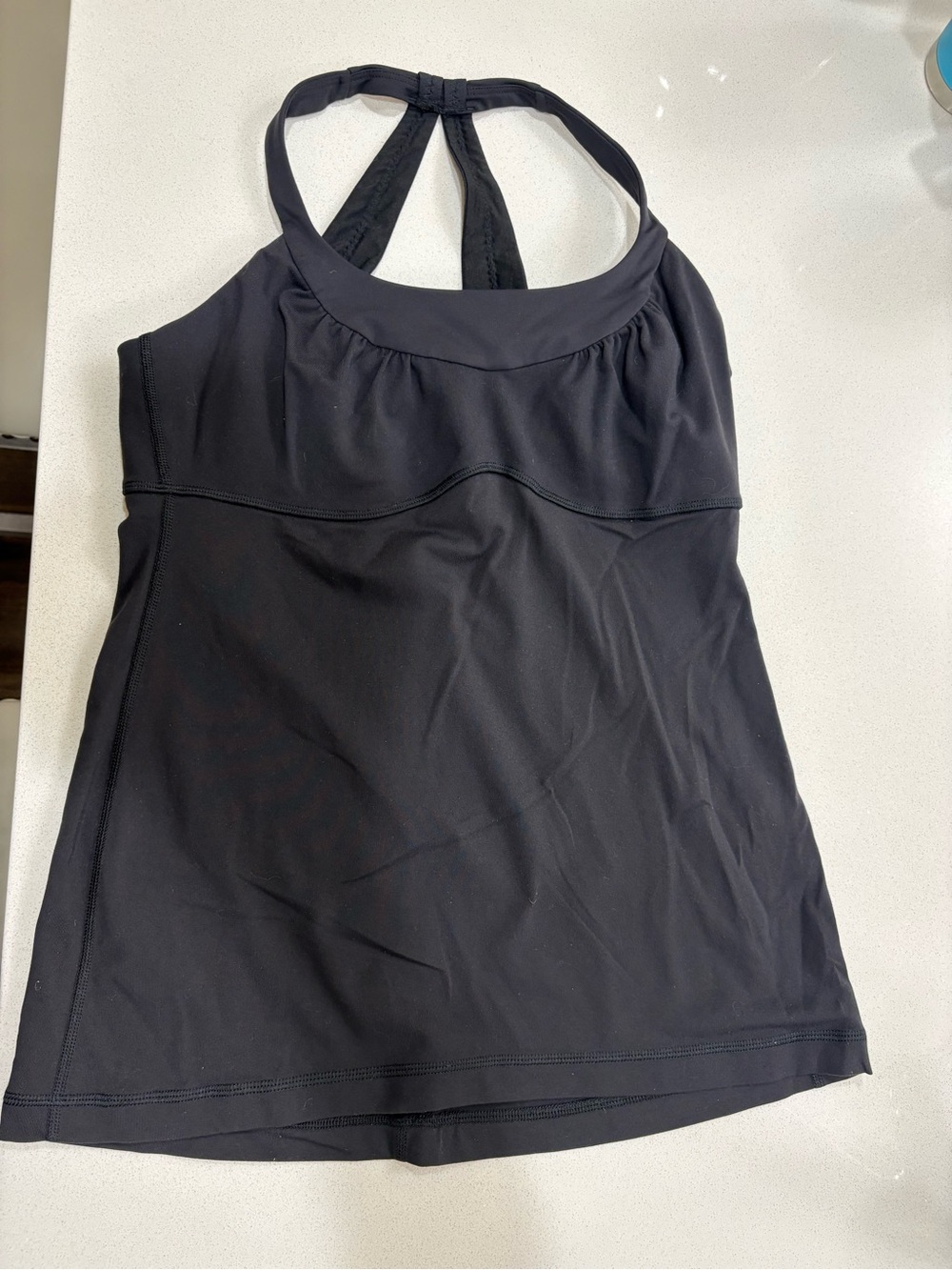 lululemon athletica Black Racerback Tank Top size 8